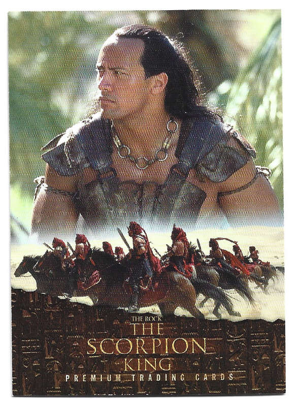 SCORPION KING THE MOVIE TRADING CARDS - PROMO TRADING CARD