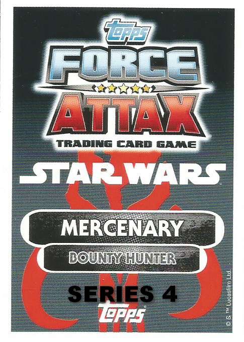 STAR WARS 2015 - TOPPS  FORCE ATTAX MOVIE SERIES 4 -  BASE CARDS  AVAILABLE