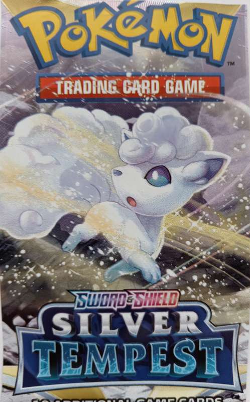 POKEMON CARD -  UNIDENTIFIED FOSSIL  165/195 SILVER TEMPEST TRAINER CARD - MINT