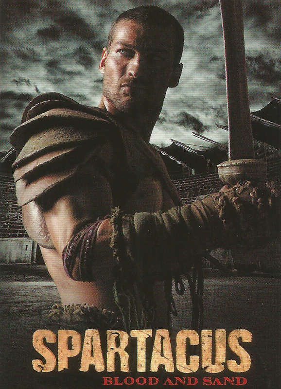 SPARTACUS - SCIFYHOBBY SPARTACUS TV SERIES PROMO TRADING CARD P1