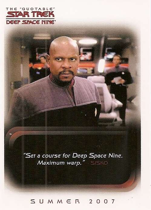 STAR TREK - STAR TREK DEEP SPACE NINE TRADING CARDS - PROMO TRADING CARD P1