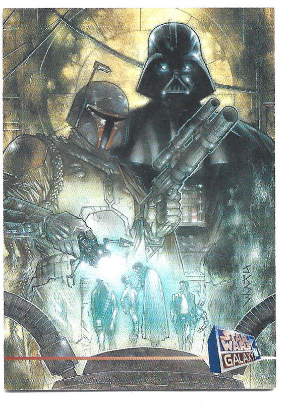 STAR WARS - STAR WARS GALAXY TRADING CARDS -  PROMO TRADING CARD P8