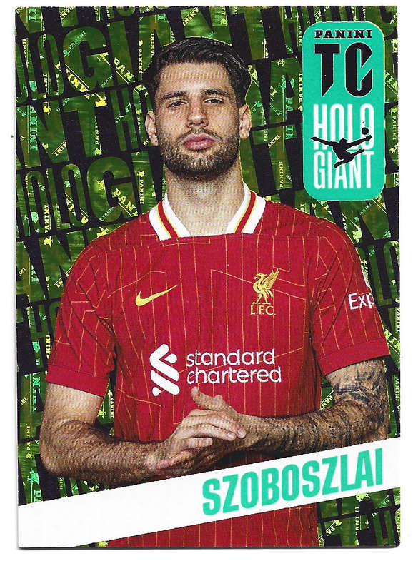 DOMINIC SZOBOSZLAI - PANINI `TOP CLASS` 2025 COLLECTION - GOLD HOLO GIANT TRADING CARD