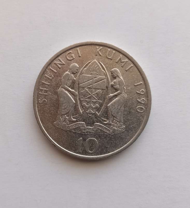 TANZANIA - 10 Shilingi Coin 1990 - Circulated coin