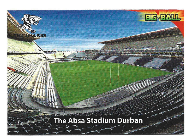 2010 BIG BALL RUGBY COLLECTION - THE ABSA STADIUM BASE TRADING CARD TS35 - BLACK LABEL