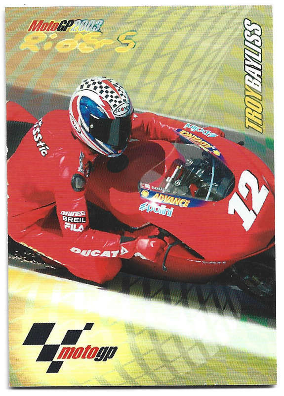 TROY BAYLISS - PANINI MOTO GP 2003 CARD COLLECTION -ROOKIE Trading Cards
