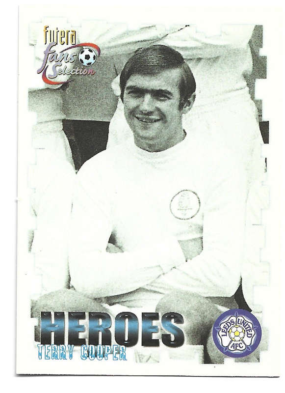 TERRY COOPER (LEEDS UNITED FC)  - FUTERA FANS SELECTION SET 1999 - TEAM HEROES TRADING CARD