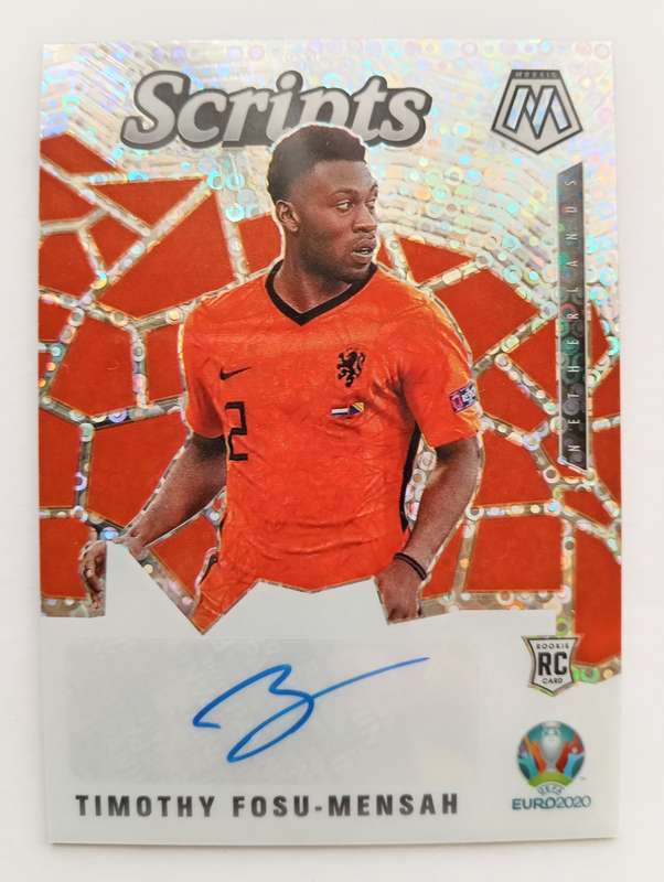 TIMOTHY FOSU MENSAH (Netherlands) - PANINI MOSAIC EURO 2020  - CERTIFIED AUTOGRAPH TRADING CARD