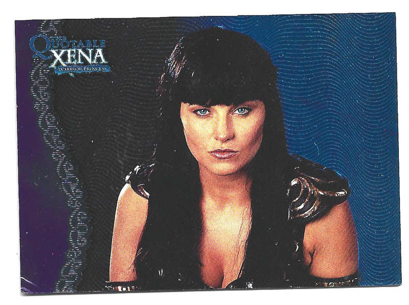 XENA "QUOTABLE XENA" Trading card Collection - FOIL PROMO Trading card P2
