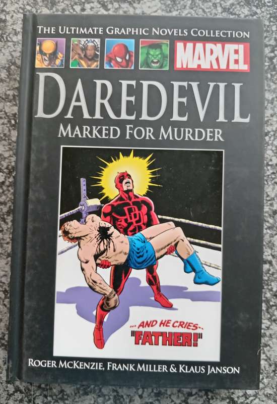 DAREDEVIL Marked for Murder - MARVEL ULTIMATE GRAPHIC NOVELS COLLECTION - CLASSIC NOVEL XL