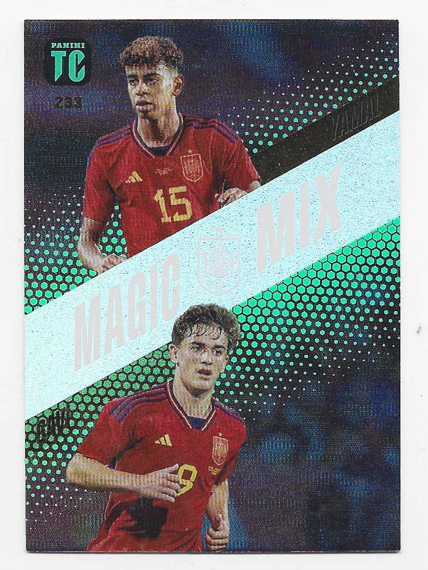LAMINE YAMAL - PANINI `TOP CLASS` 2024 - RARE FOIL `MAGIC MIX` TRADING CARD 233