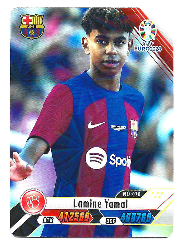 LAMINE YAMAL - STAR CARD COLLECTION 2025 - STAR TRADING CARD 70