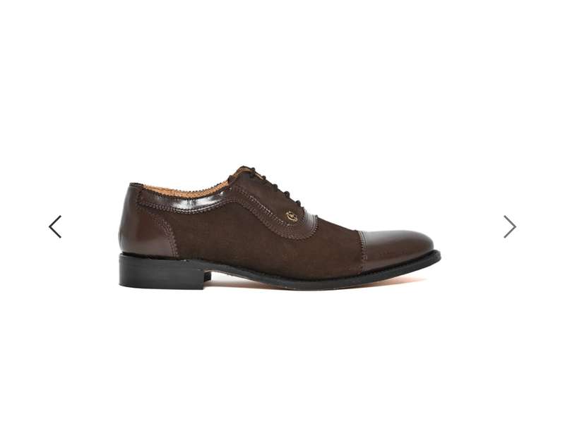 Mens C&J, Leather Jayden, Formal Choc Lace Up - 10½