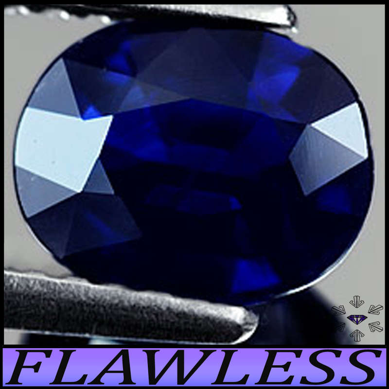 0.78ct Stunning Vivid Blue Sapphire - VS -  Natural Kashmir Fancy Oval (Heated)