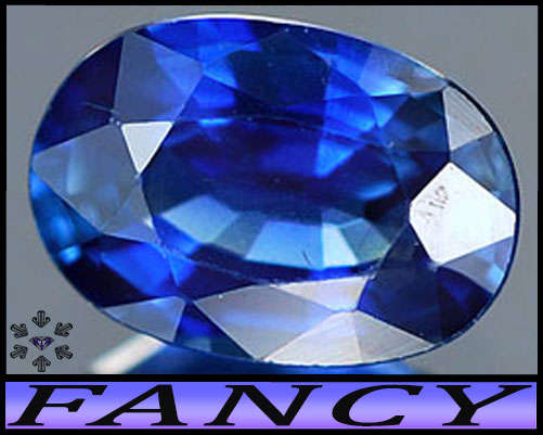 0.83ct Intense Blue Dodoma Sapphire - VVS - Tanzania Oval Gem (Gentle Heat)