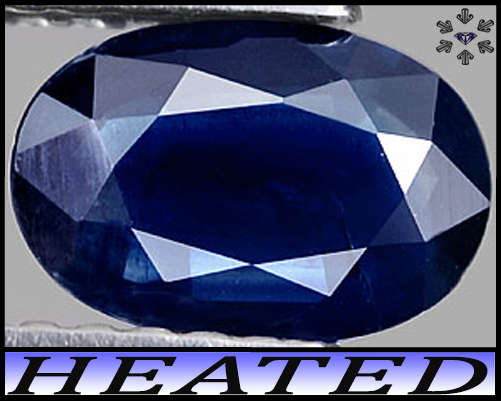 0.86ct Deep Cove Blue Sapphire - VS - Clean Tanzania Dodoma Oval