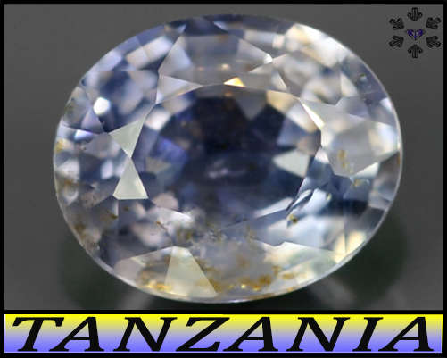 1.53ct Unheated Fancy Bluish Purple Sapphire - SI - Natural Mambilla Nigeria Oval Gem