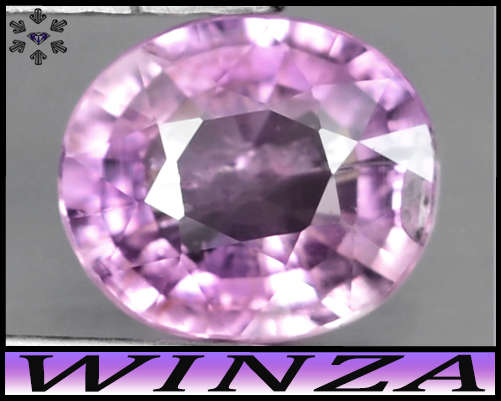 0.71ct Unheated Medium Pinkish Purple Sapphire - SI - Fort Dauphin Madagascar Cushion