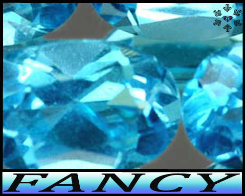 0.95ct Two Swiss Blue Matching Topaz - VVS - Pair Brazil Ovals (Irradiation)