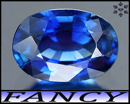 0.78ct Medium Deep Blue Natural Sapphire - VVS - Madagascan Fancy Oval (Heated)