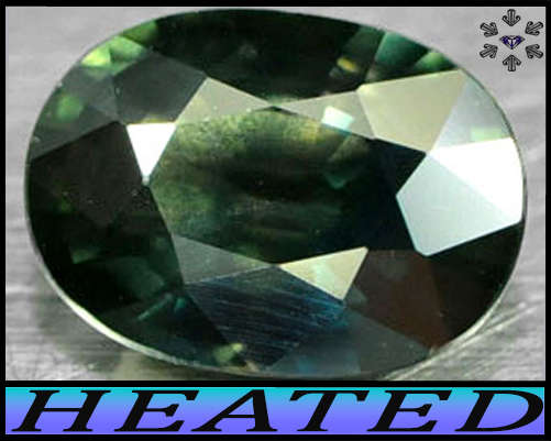 2.13ct Napula Mozambique Blue Green Sapphire - VS - Natural Mixed Oval (Gentle Heat)