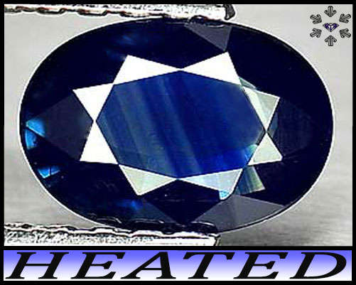 0.78ct Stunning Vivid Blue Sapphire - VS -  Natural Kashmir Fancy Oval (Heated)
