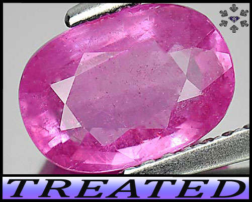 2.01ct Natural Gem Pink Sapphire - SI - Mozambique Oval (Minor Glass Fill)