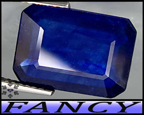 1.51ct Cornflower Blue Sapphire Gem - Kashmire Octagon (Gentle Heat)