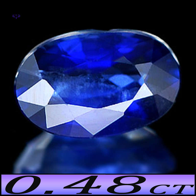 0.48ct Medium Blue Dodoma Sapphire - SI - Natural Oval (Heated Gently)