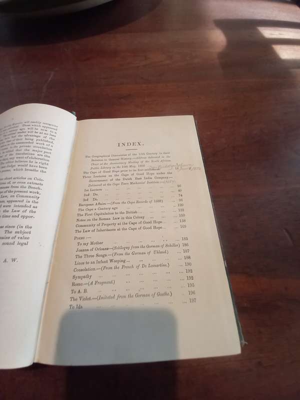 SELECTIONS FROM THE WRITINGS OF EB WATERMEYER (With A brief sketch of his life)