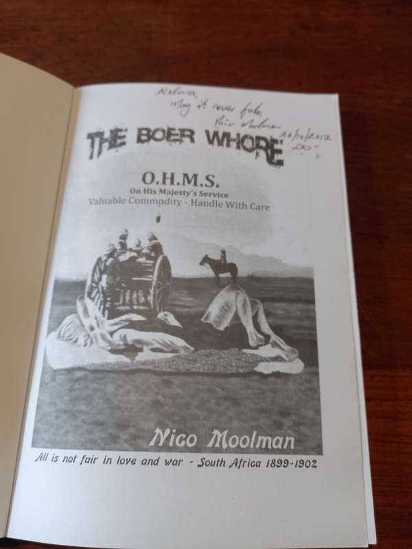 THE BOER WH*RE - Nico Moolman *signed