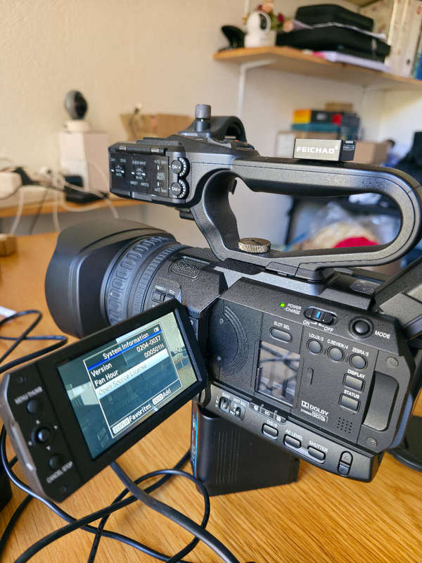JVC GY-HM250U UHD 4K Streaming Camcorder with Lower-Third Graphic Overlays