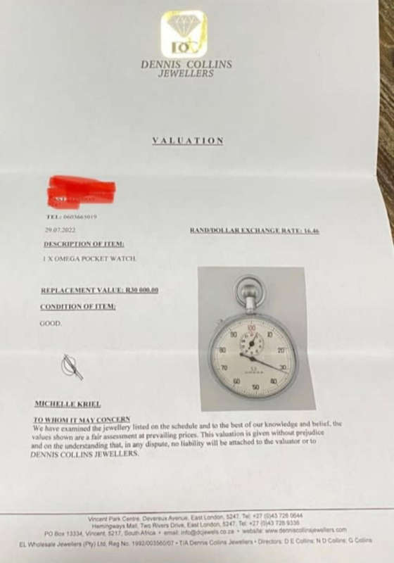 OMEGA mechanical stopwatch