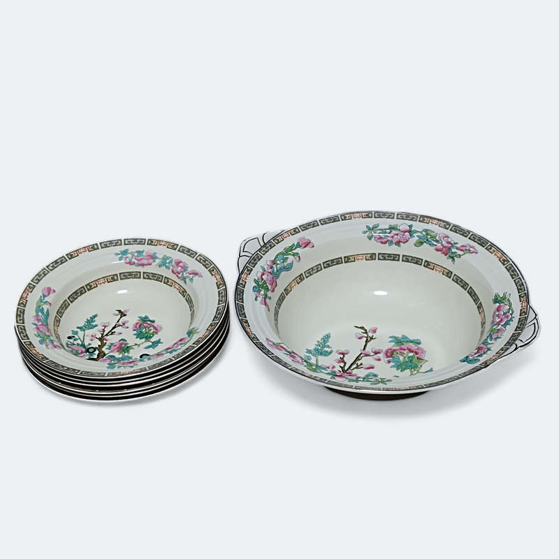 New Hall Hanley, Staffordshire England Desert set - 7 Piece set