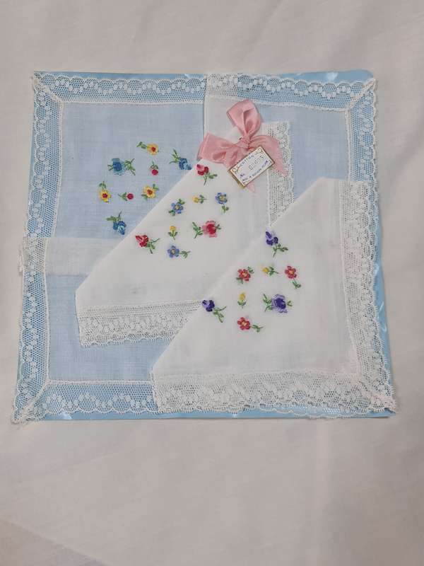 Three Handkerchiefs Made in Northern Ireland