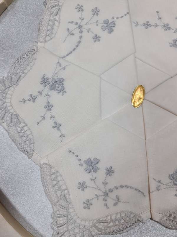X6 Handkerchiefs Made in Switzerland