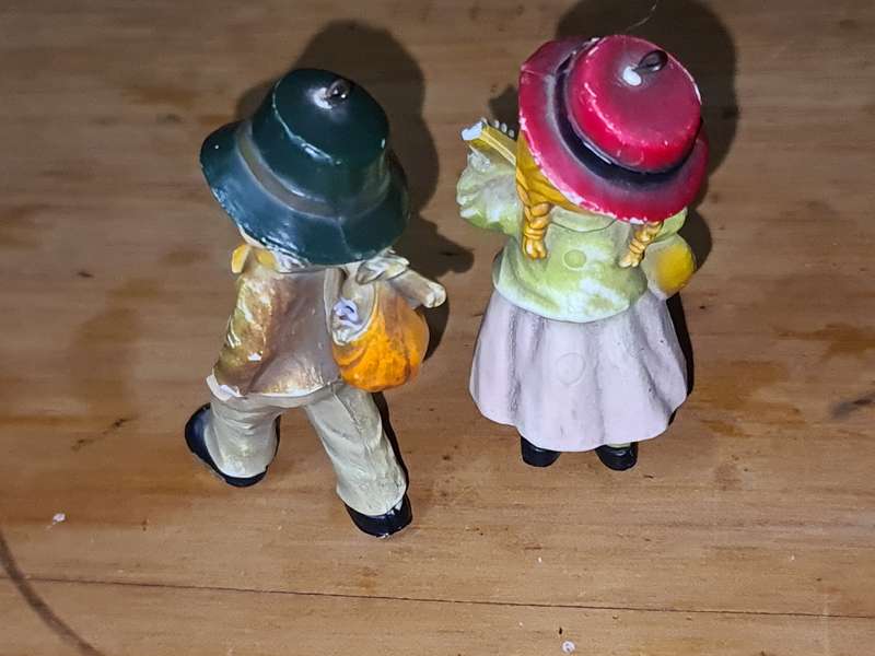 Two Bradford Christmas tree figures.