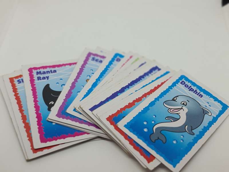 Vintage Fish card game