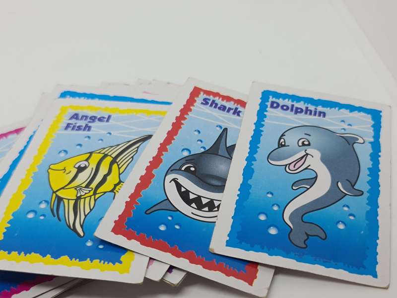 Vintage Fish card game