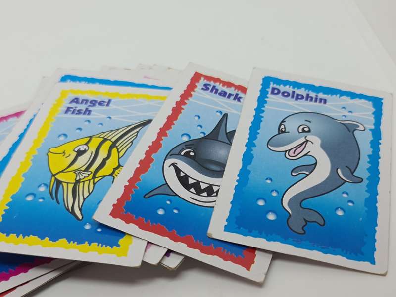 Vintage Fish card game