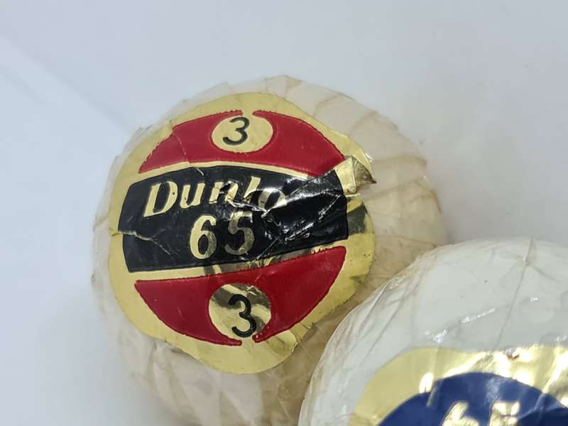 X2 Vintage Dunlop golf balls. New