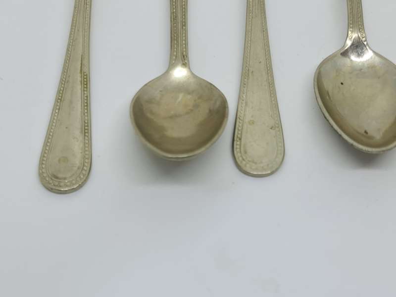 X6 EPNS tea spoons