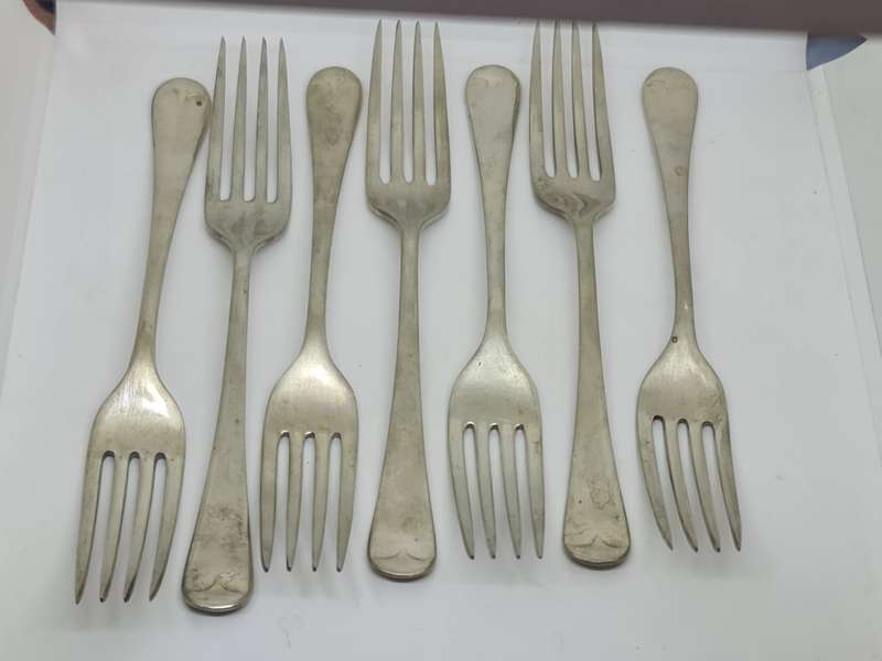 Alpha H.B & H epns salad forks