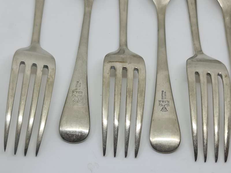 Alpha H.B & H epns salad forks