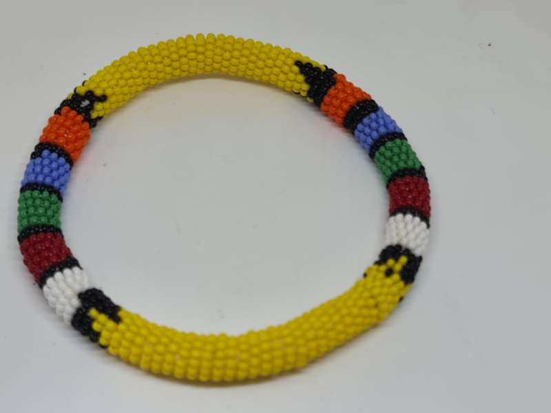 African beaded bangle