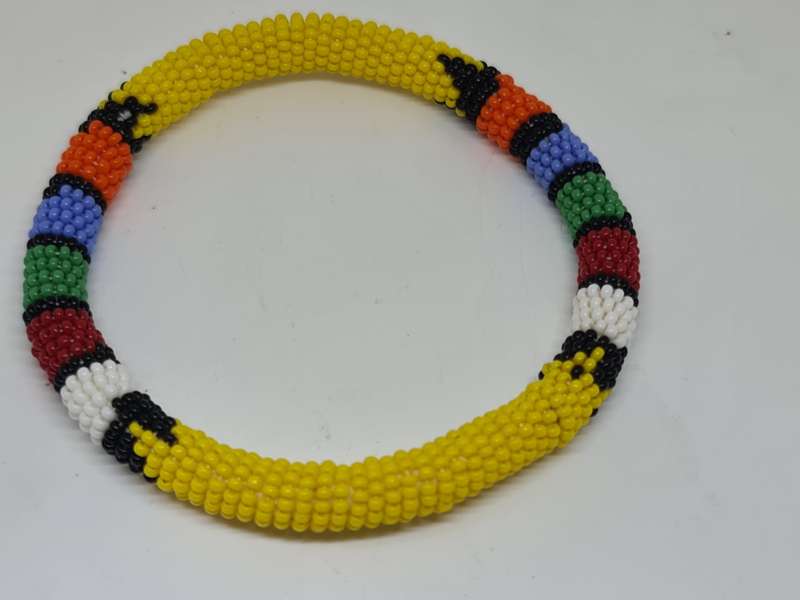 African beaded bangle