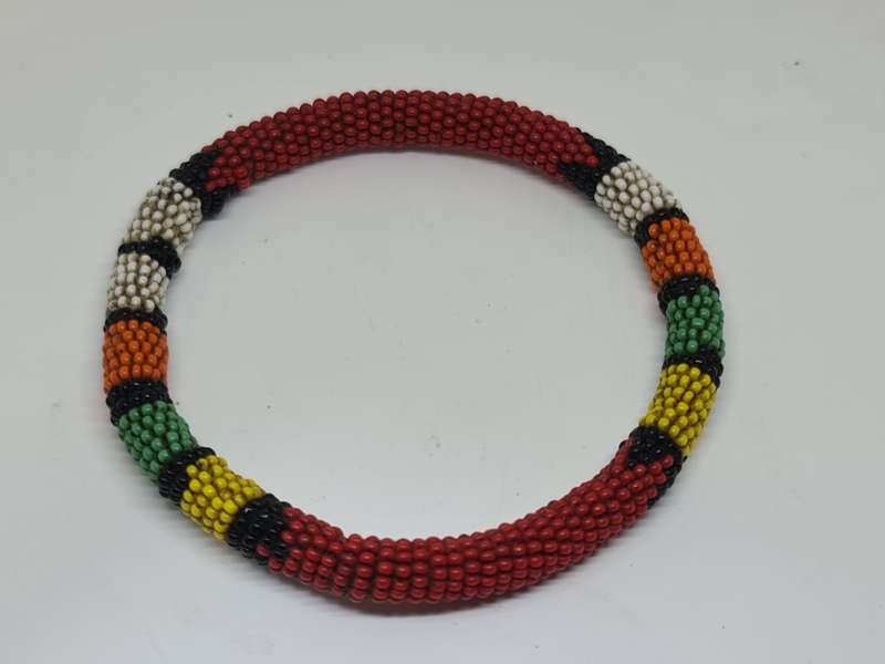 African beaded bangle