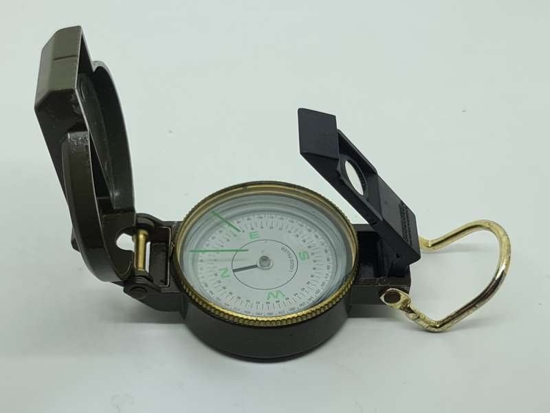 Metal Case, Liquid metal Lensatic Compass in original box