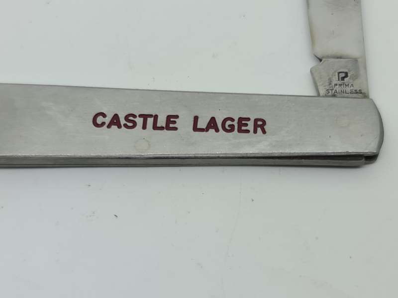 Castle prima stainless pocket knife and opener