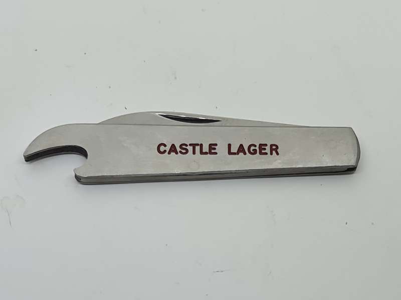 Castle prima stainless pocket knife and opener